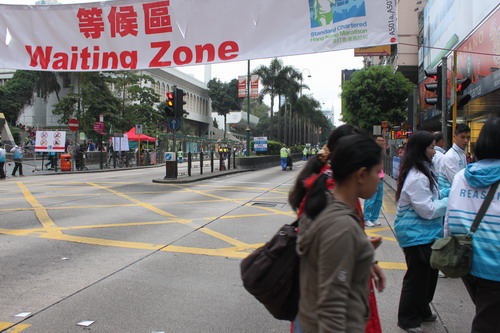 Pagi hari di Tsim Sha Tsui