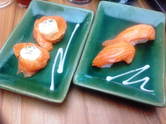 sake sushi - *lupa juga berapa, sekitar 20 ribuan juga*