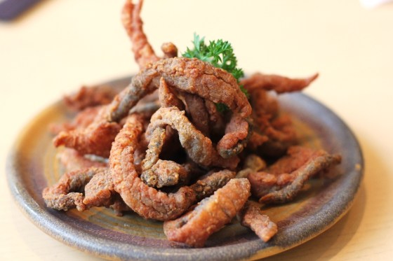 fried salmon skin - Rp. 38.000,-