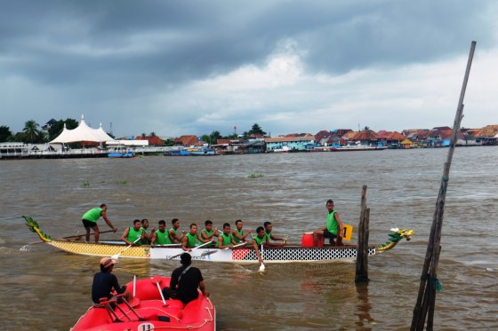 Persiapan menuju garis start - Palembang